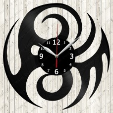 Abstract Vinyl Record Clock №31