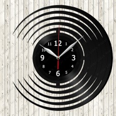 Abstract Vinyl Record Clock №34