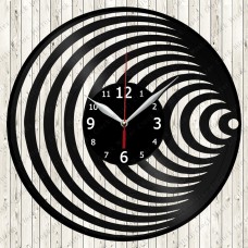 Abstract Vinyl Record Clock №35