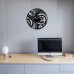 Abstract Vinyl Record Clock №36