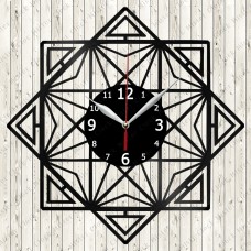 Abstract Vinyl Record Clock №46