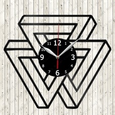 Abstract Vinyl Record Clock №49