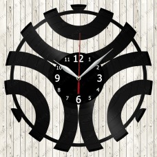 Abstract Vinyl Record Clock №50