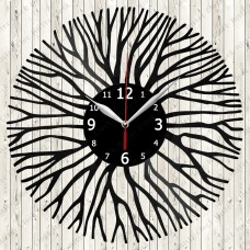 Abstract Vinyl Record Clock №64