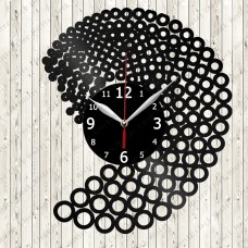 Abstract Vinyl Record Clock №67