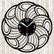 Abstract Vinyl Record Clock №73