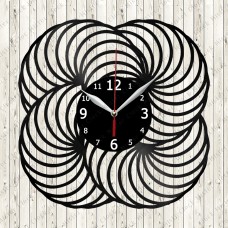 Abstract Vinyl Record Clock №75