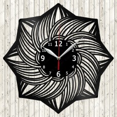 Abstract Vinyl Record Clock №76