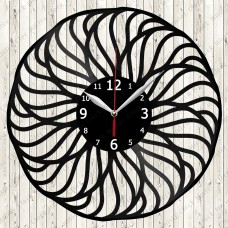 Abstract Vinyl Record Clock №77