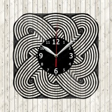 Abstract Vinyl Record Clock №90