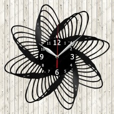 Abstract Vinyl Record Clock №111