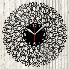 Abstract Vinyl Record Clock №114