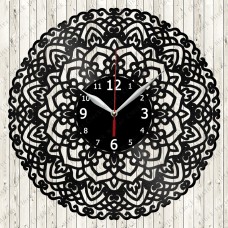 Abstract Vinyl Record Clock №118