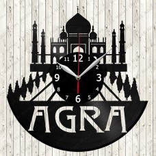 Agra City Vinyl  Clock 