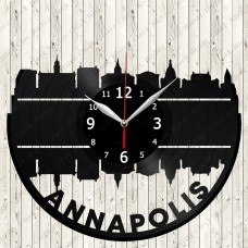 Annapolis City Vinyl  Clock 