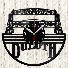 Duluth City Vinyl  Clock 