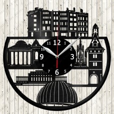 Geneva City Vinyl  Clock 