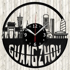 Guangzhou City Vinyl  Clock 