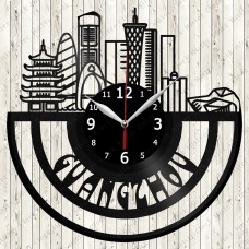 Guangzhou City Vinyl  Record  Clock 