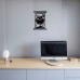 Hourglass Vinyl Clock 