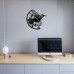 Hummingbird Vinyl Clock 