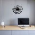 Tea Time Vinyl Clock 