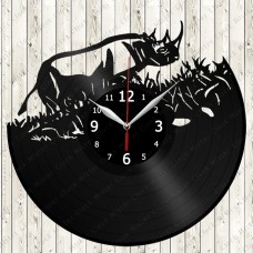 Vinyl Record Clock Rhino