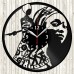 Africa Vinyl Record Clock 