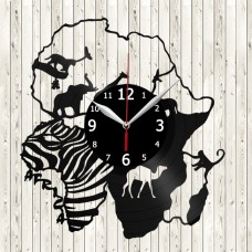 Vinyl Record Clock Africa