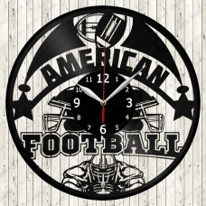 Vinyl Record Clock American Football