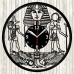 Ancient Egyptian Religion Vinyl Record Clock 