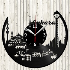 Ankara Vinyl Record Clock 