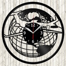 Vinyl Record Clock Avia