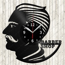 Vinyl Record Clock Barber Shop