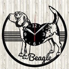 Beagle Vinyl Record Clock 