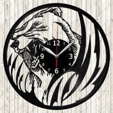 Bear Vinyl Record Clock 