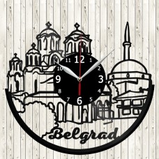 Vinyl Record Clock Belgrade