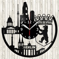 Vinyl Record Clock Berlin