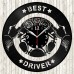 Best Driver Vinyl Record Clock 