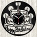 Birthday Party Vinyl Record Clock 