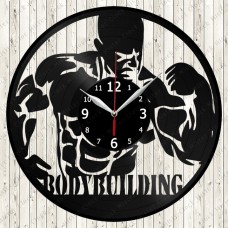 Vinyl Record Clock Bodybuilding