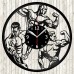 Bodybuilding Vinyl Record Clock 