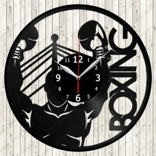 Boxing Vinyl Record Clock 