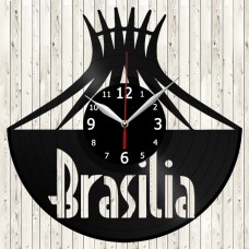 Vinyl Record Clock Brasília