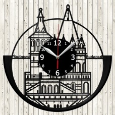 Budapest Vinyl Record Clock 