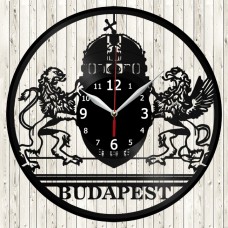 Vinyl Record Budapest Clock 