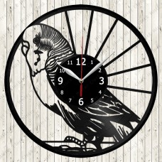 Vinyl Record Clock Budgie