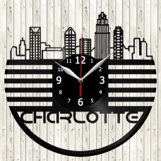 Vinyl Record Clock Charlotte