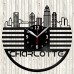 Vinyl Record Clock Charlotte