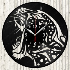 Vinyl Record Clock Cheetah